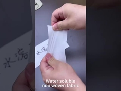 Chất liệu PVA Vải lót thêu Vải không dệt Cuộn trọng lượng 30gsm
